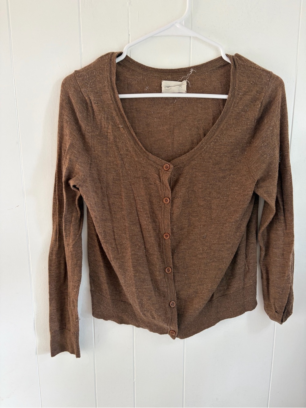 American Vintage brown cardigan small